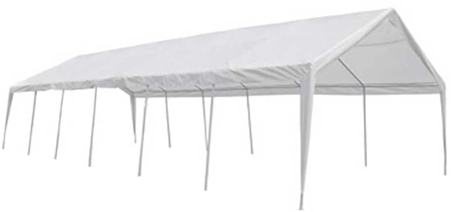 Palapinės medžiaga be rėmo Baltas 12 x 6 m PE