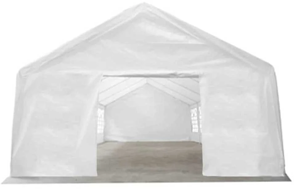 Palapinės medžiaga be rėmo Baltas 12 x 6 m PE