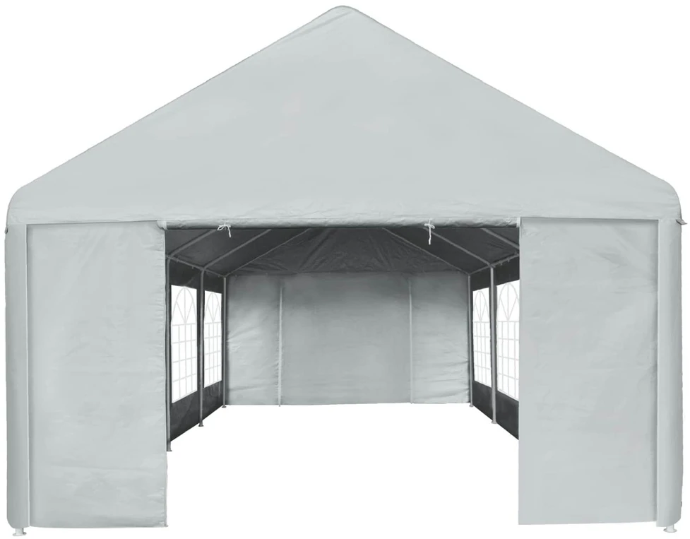 Tentinis audinys, pilkas, 4x8m