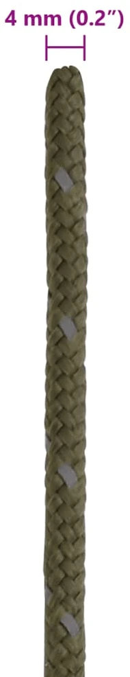 Palapinės virvė su šviesą atspindinčiomis juostomis/sujungimais