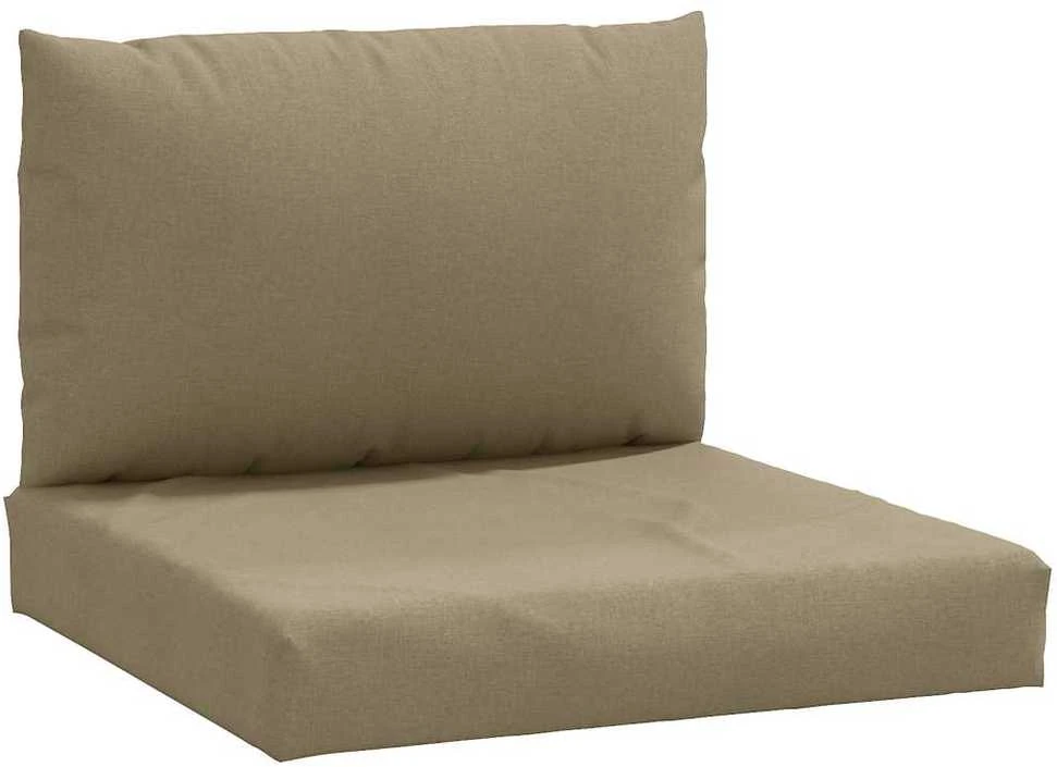 Palečių pagalvėlės, 2vnt., taupe spalvos mišinys, audinys