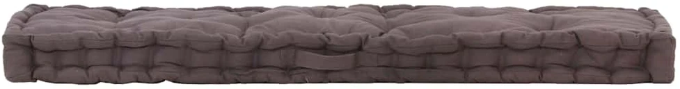 Paletės/grindų pagalvėlė, antracito, 120x40x7cm, medvilnė