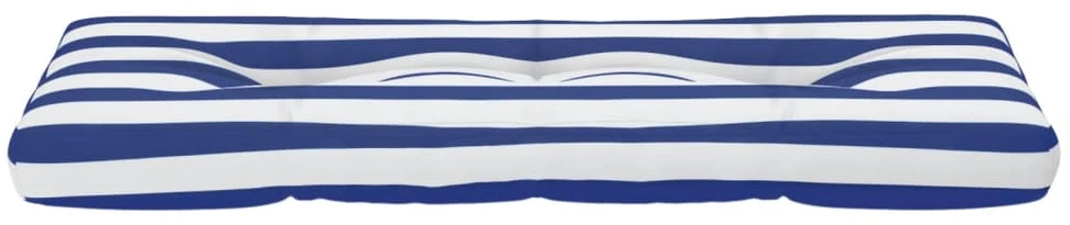 Paletės pagalvėlė, mėlynos/baltos spalvos, 120x40x12cm, audinys