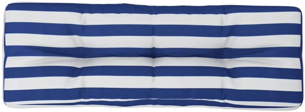 Paletės pagalvėlė, mėlynos/baltos spalvos, 120x40x12cm, audinys
