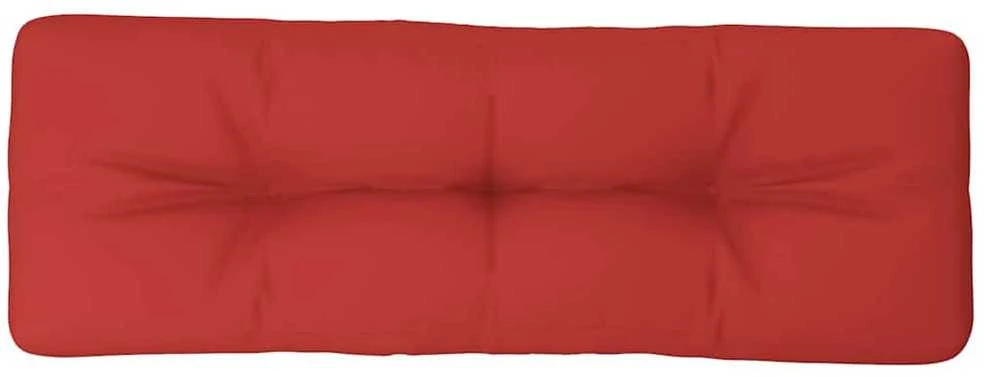 Paletės pagalvėlė, raudonos spalvos, 120x40x12cm, audinys