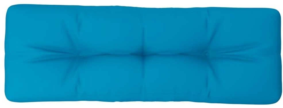 Paletės pagalvėlė, šviesiai mėlyna, 120x40x12cm, audinys