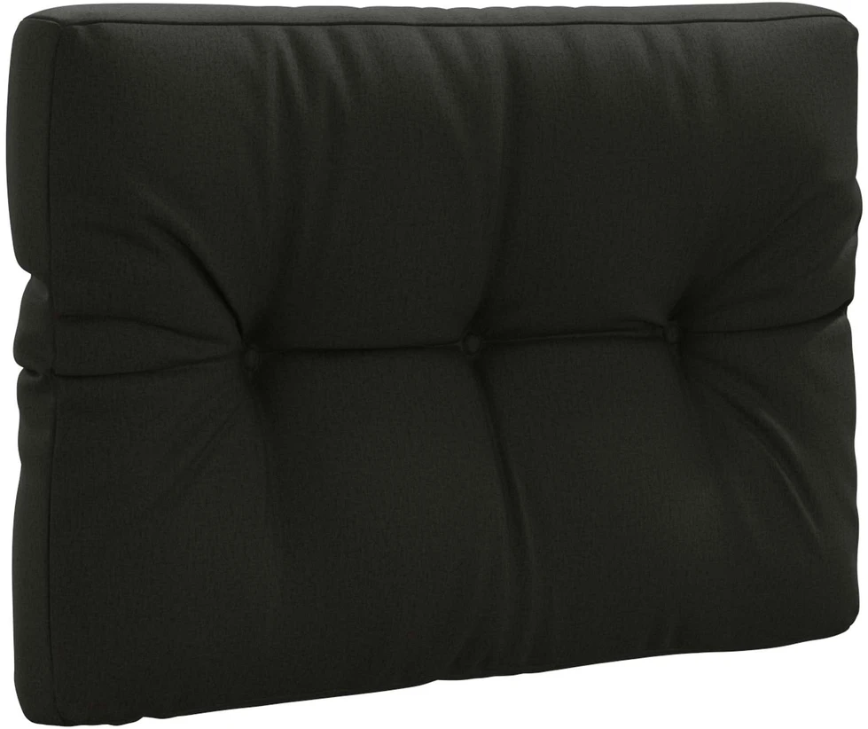 Pallet atlošas VIANEN 100% poliesteris Juoda 70 x 60 x 12 cm