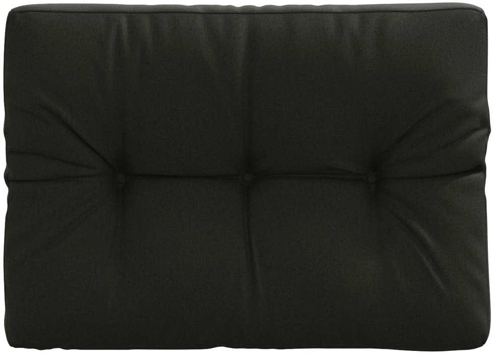 Pallet atlošas VIANEN 100% poliesteris Juoda 70 x 60 x 12 cm