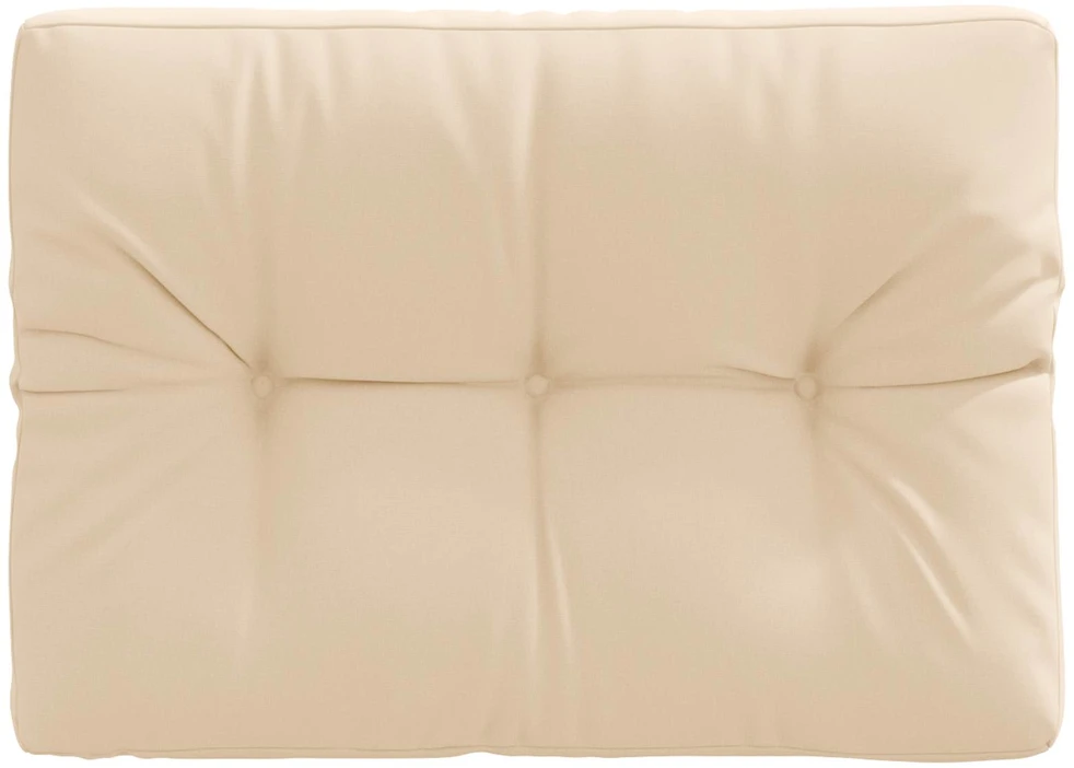 Pallet atlošas VIANEN 100% poliesteris Kreminė 70 x 50 x 12 cm