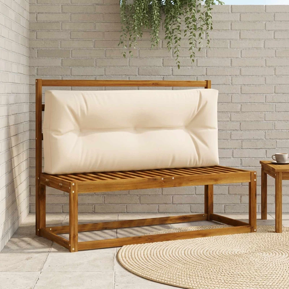 Pallet atlošas VIANEN 100% poliesteris Kreminė 120 x 50 x 12 cm