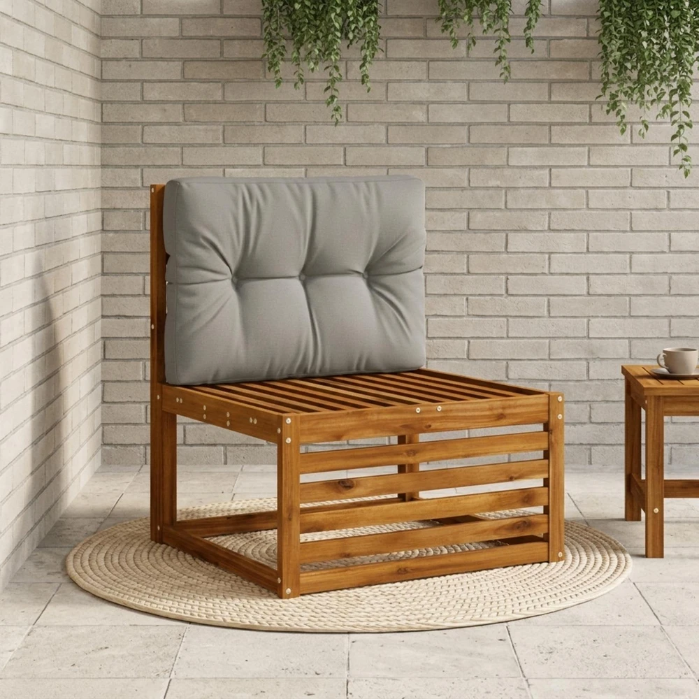 Pallet atlošas VIANEN 100% poliesteris Pilka 70 x 40 x 12 cm