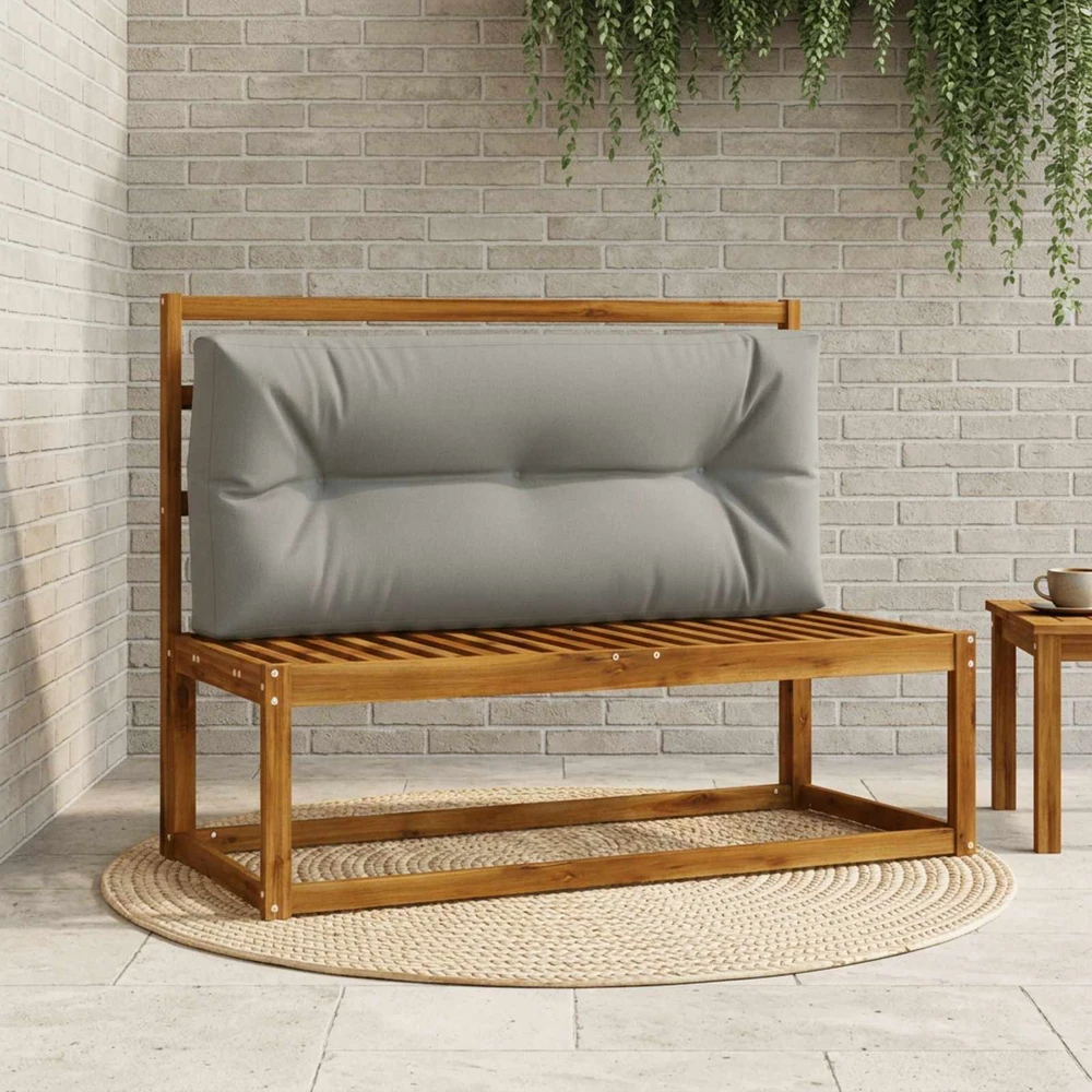 Pallet atlošas VIANEN 100% poliesteris Pilka 120 x 40 x 12 cm