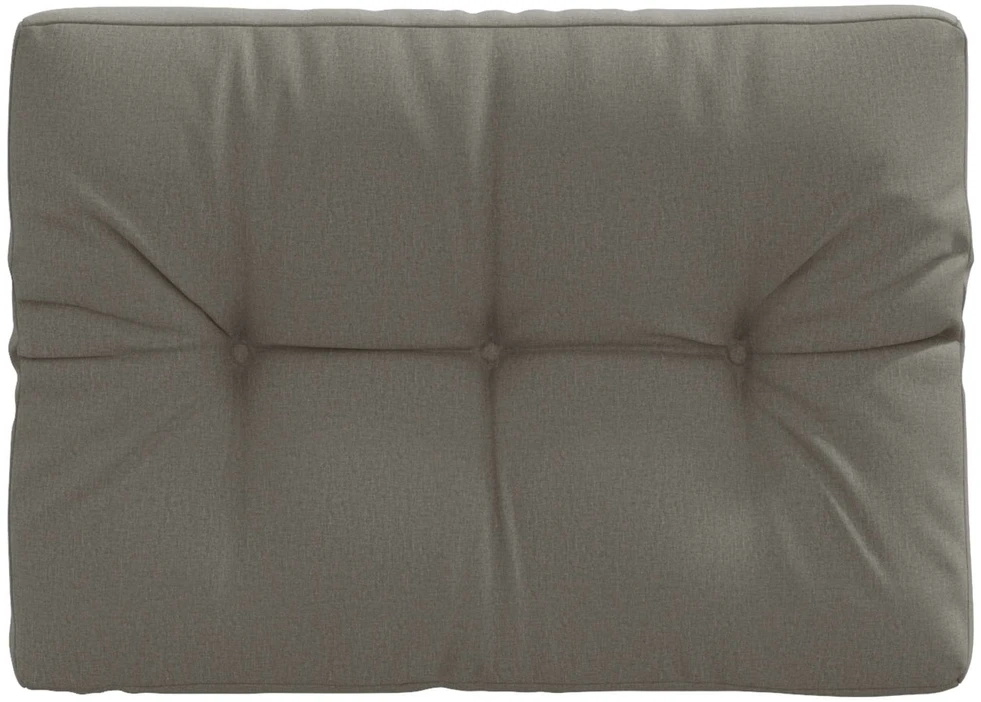 Pallet atlošas VIANEN 100% poliesteris Pilka 70 x 40 x 12 cm