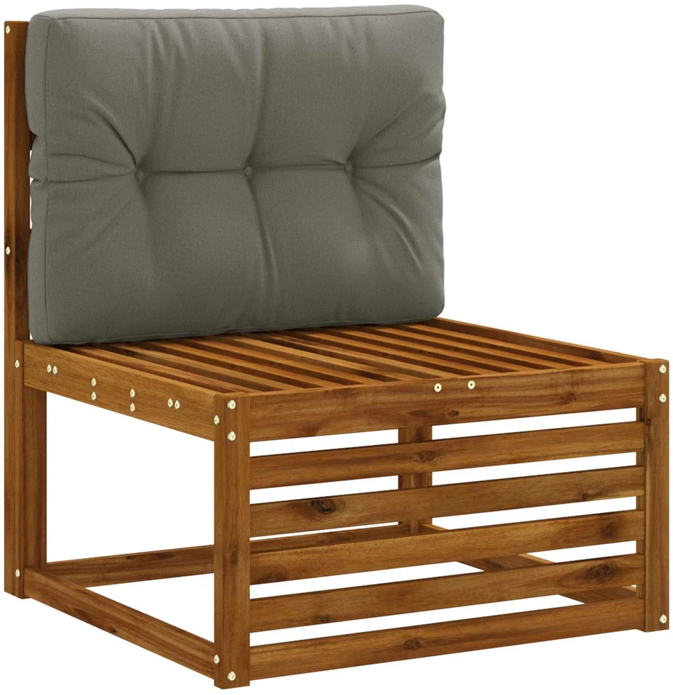 Pallet atlošas VIANEN 100% poliesteris Pilka 70 x 60 x 12 cm