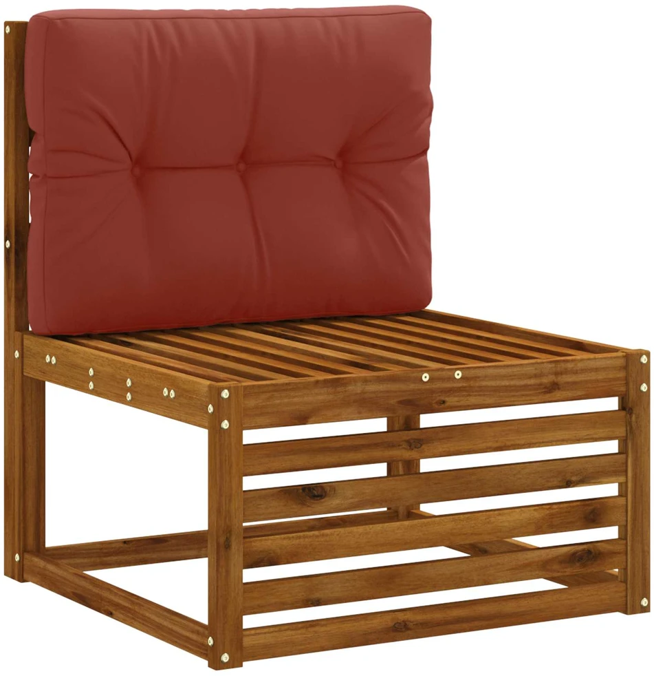 Pallet atlošas VIANEN 100% poliesteris Raudona 70 x 40 x 12 cm