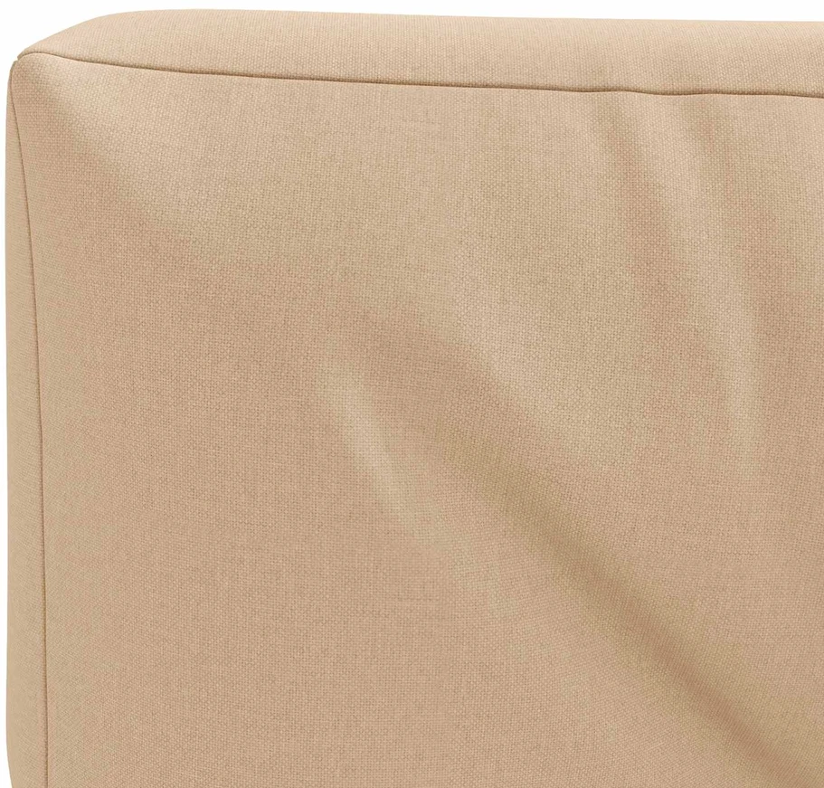 Pallet atlošas VIANEN 100% poliesteris Smėlio 120 x 60 x 12 cm