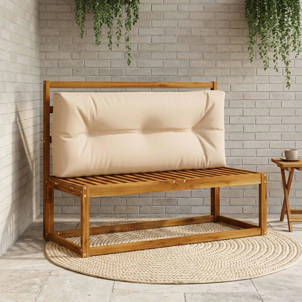 Pallet atlošas VIANEN 100% poliesteris Smėlio 120 x 50 x 12 cm