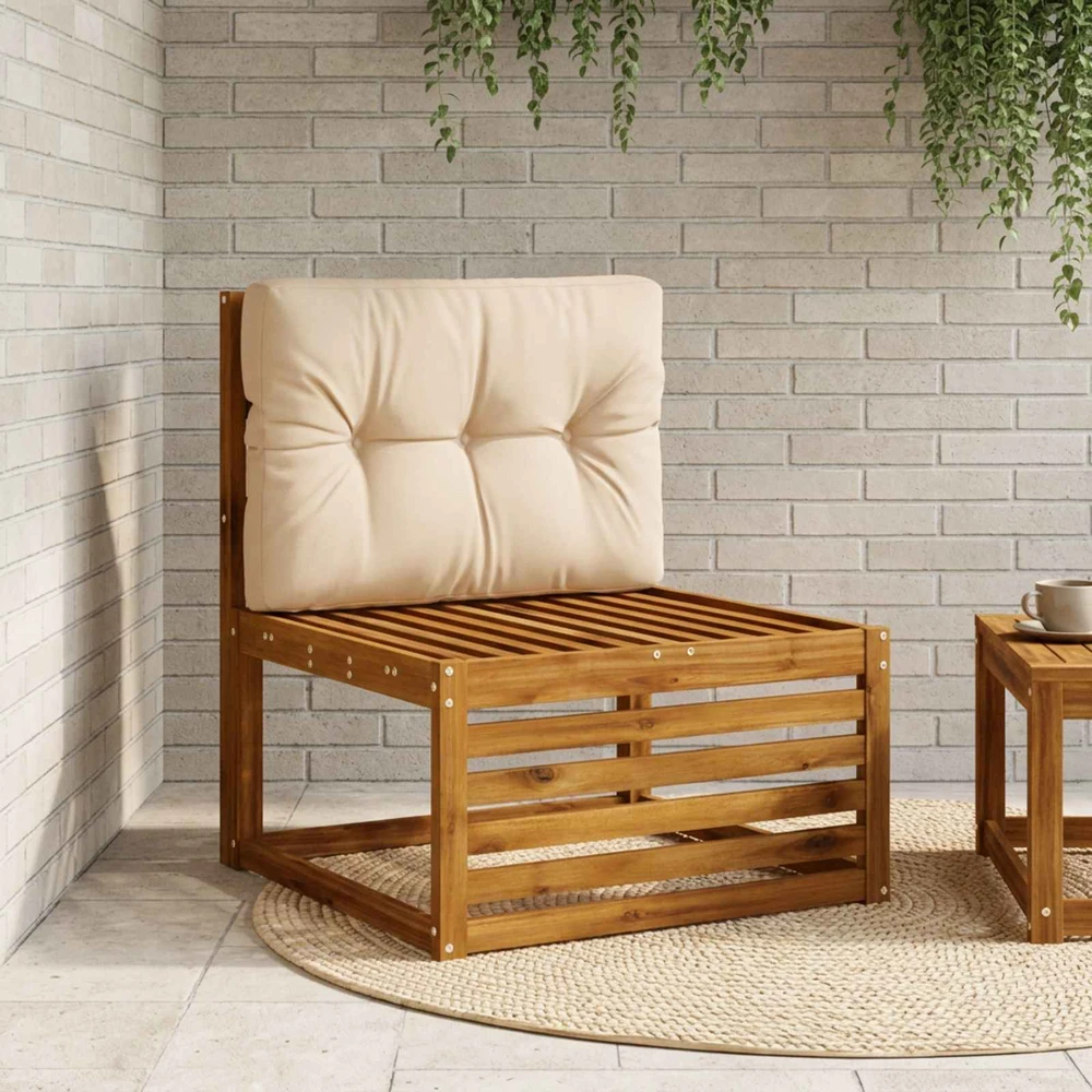 Pallet atlošas VIANEN 100% poliesteris Smėlio 70 x 40 x 12 cm