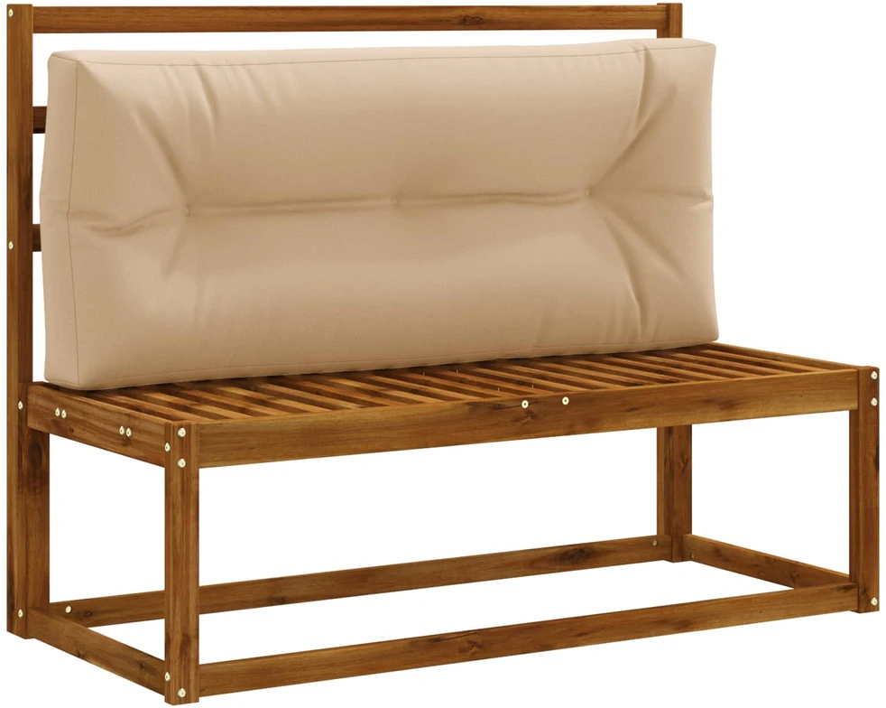 Pallet atlošas VIANEN 100% poliesteris Smėlio 120 x 40 x 12 cm
