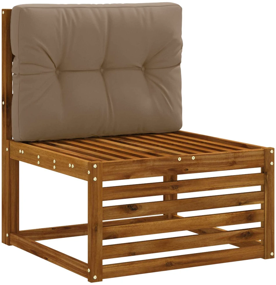 Pallet atlošas VIANEN 100% poliesteris Taupe 70 x 40 x 12 cm