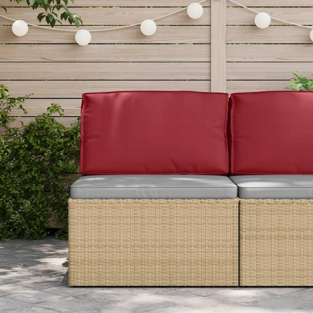 Pagalvėlė Oksfordo audinys Vyno raudona 70 x 40 x 12 cm