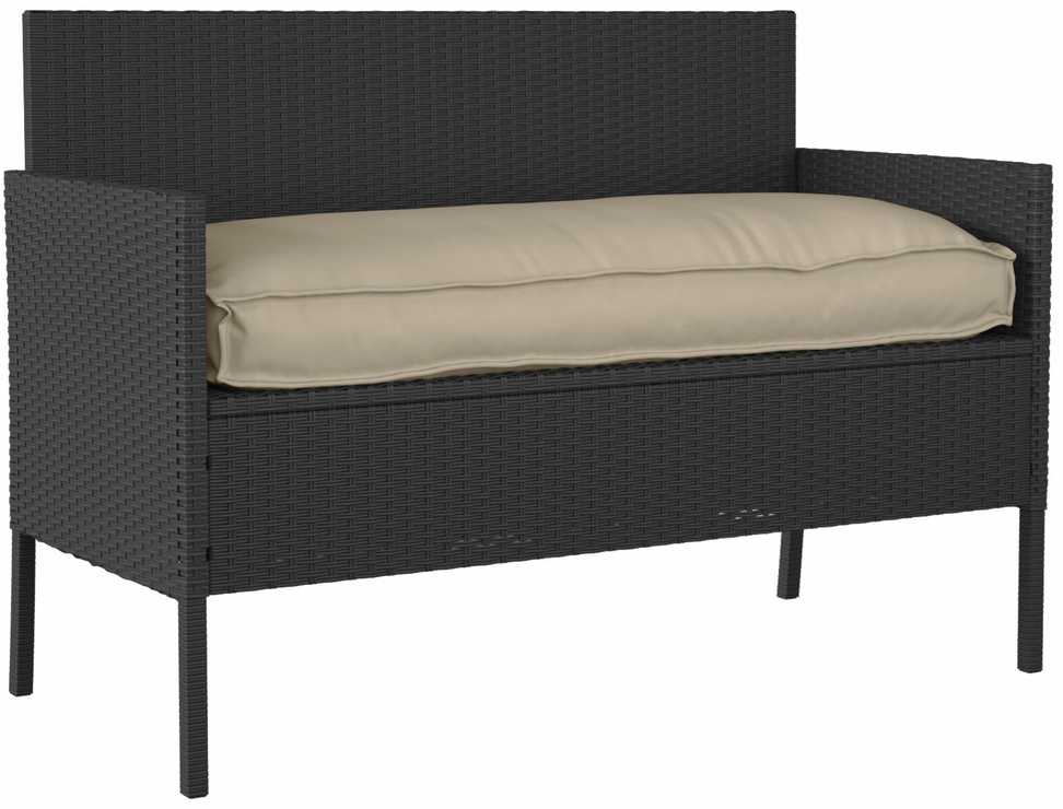 Pagalvėlė Oksfordo audinys Tortora 120 x 50 x 12 cm