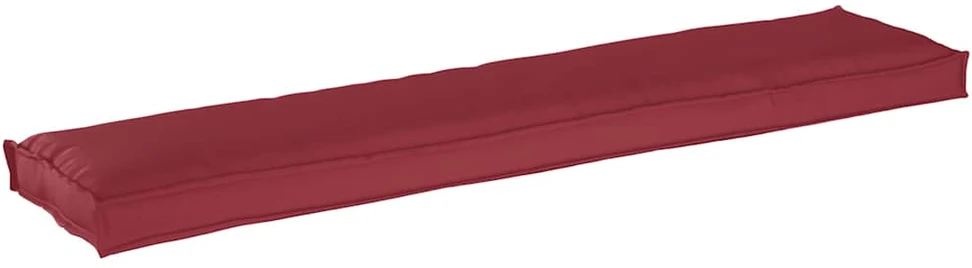 Pallet pagalvė Oksfordo audinys Vyno raudona 180 x 40 x 8 cm