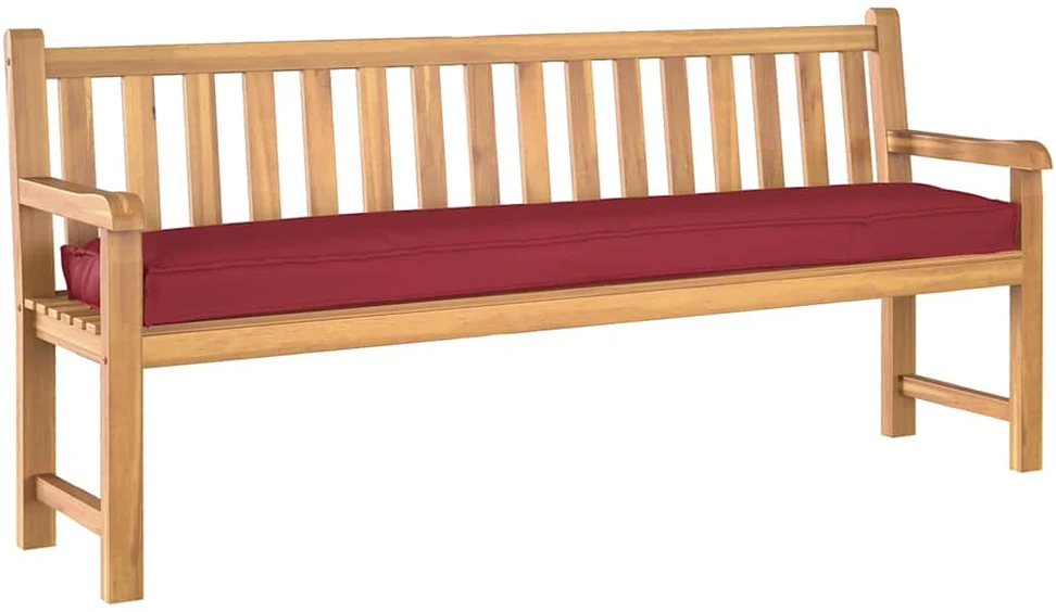 Pallet pagalvė Oksfordo audinys Vyno raudona 180 x 40 x 8 cm