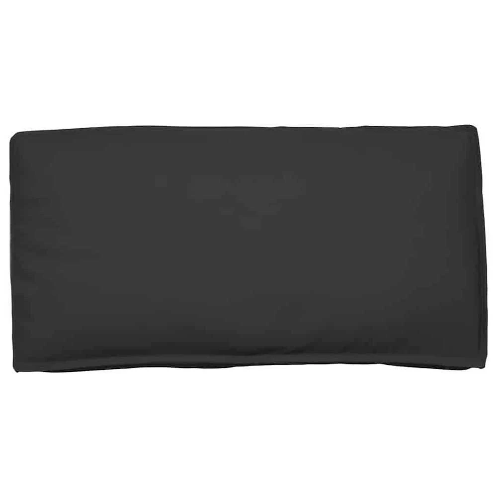 Pagalvėlė Oksfordo audinys Juoda 120 x 60 x 12 cm