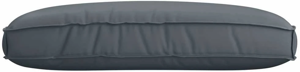 Pagalvėlė Oksfordo audinys Antracito 120 x 80 x 12 cm