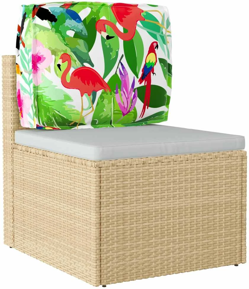 Pagalvėlė Gėlių Įvairiaspalvis 50 x 40 x 12 cm Oksfordo audinys