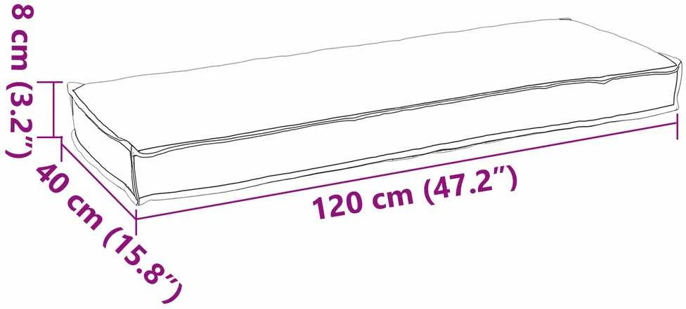 Pagalvėlė Gėlių Įvairiaspalvis 120 x 40 x 8 cm Oksfordo audinys
