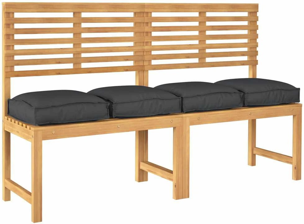 Pagalvėlė 4 pcs Juoda 40 x 40 x 8 cm Oksfordo audinys