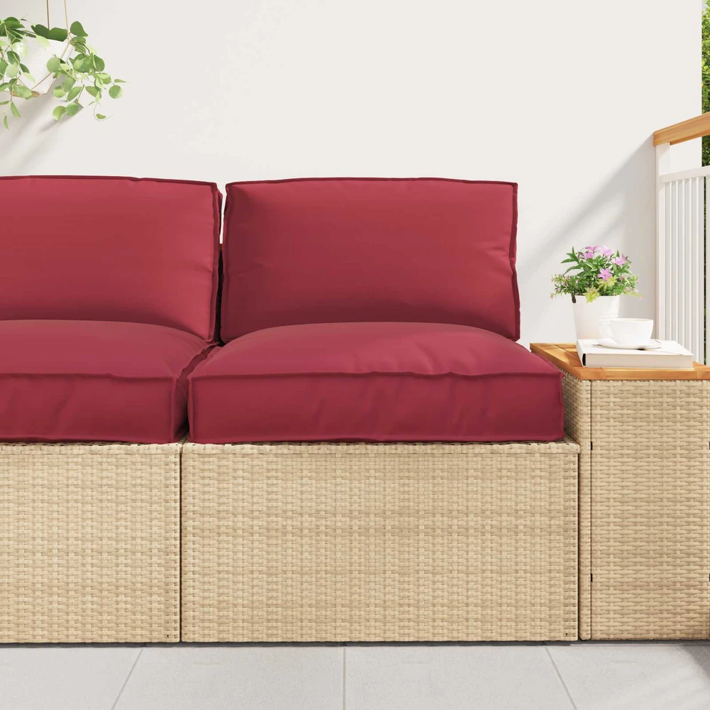 Pallet pagalvių rinkinys Oksfordo audinys Smėlio