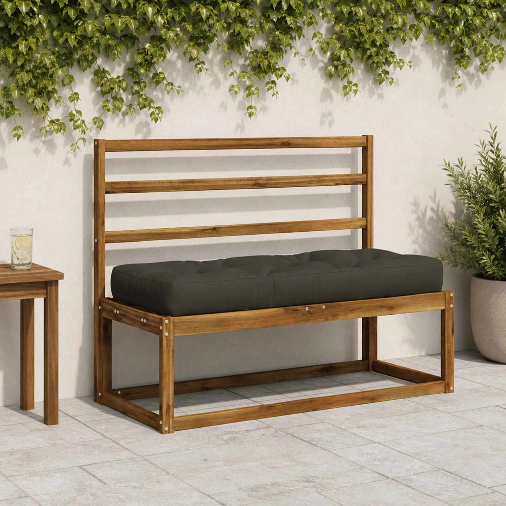 Pallet sėdynės pagalvėlė VIANEN 100% poliesteris Antracito