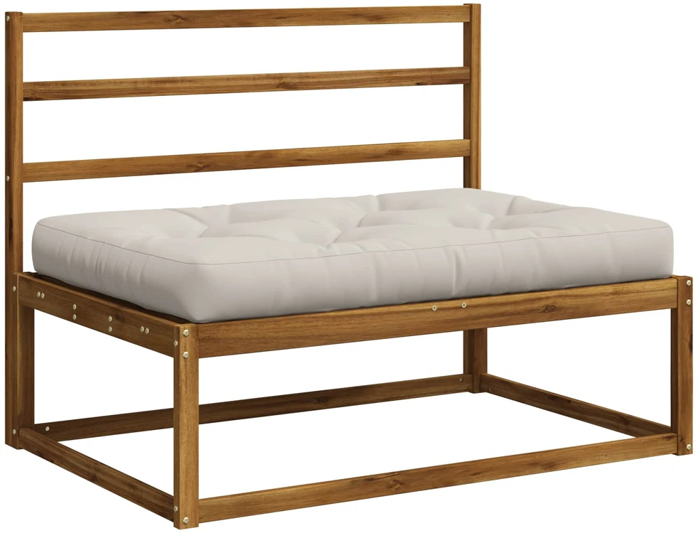Pallet sėdynės pagalvėlė VIANEN 100% poliesteris Balta