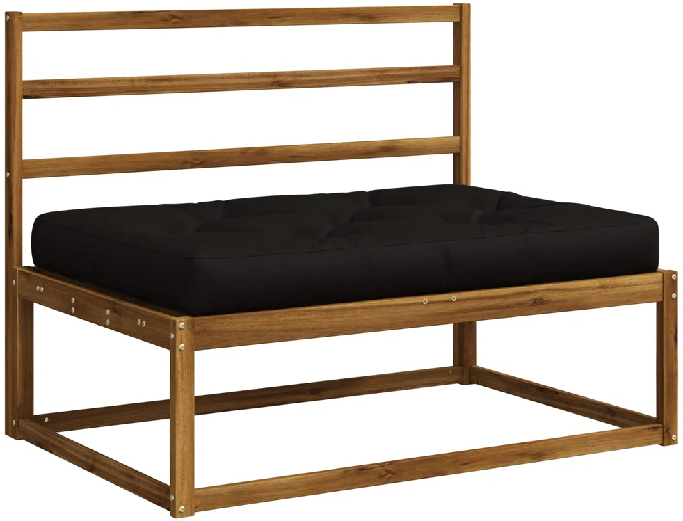 Pallet sėdynės pagalvėlė VIANEN 100% poliesteris Juoda