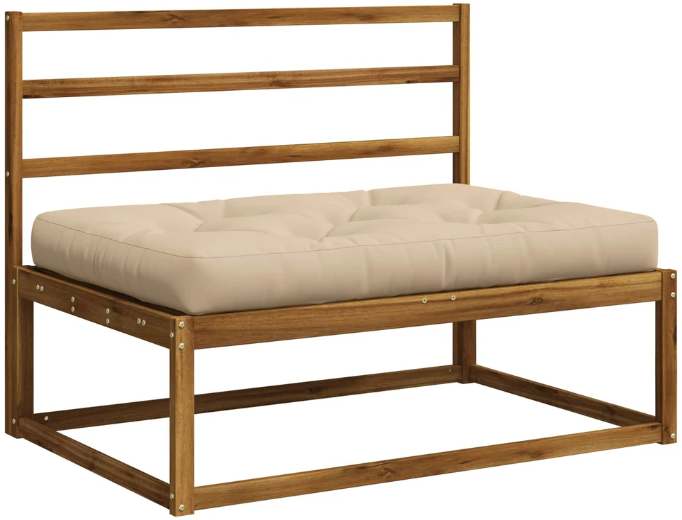 Pallet sėdynės pagalvėlė VIANEN 100% poliesteris Kreminė