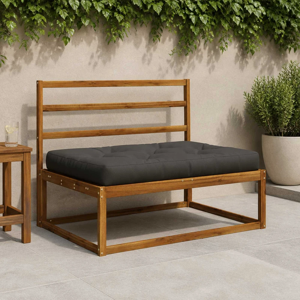 Pallet sėdynės pagalvėlė VIANEN 100% poliesteris Antracito