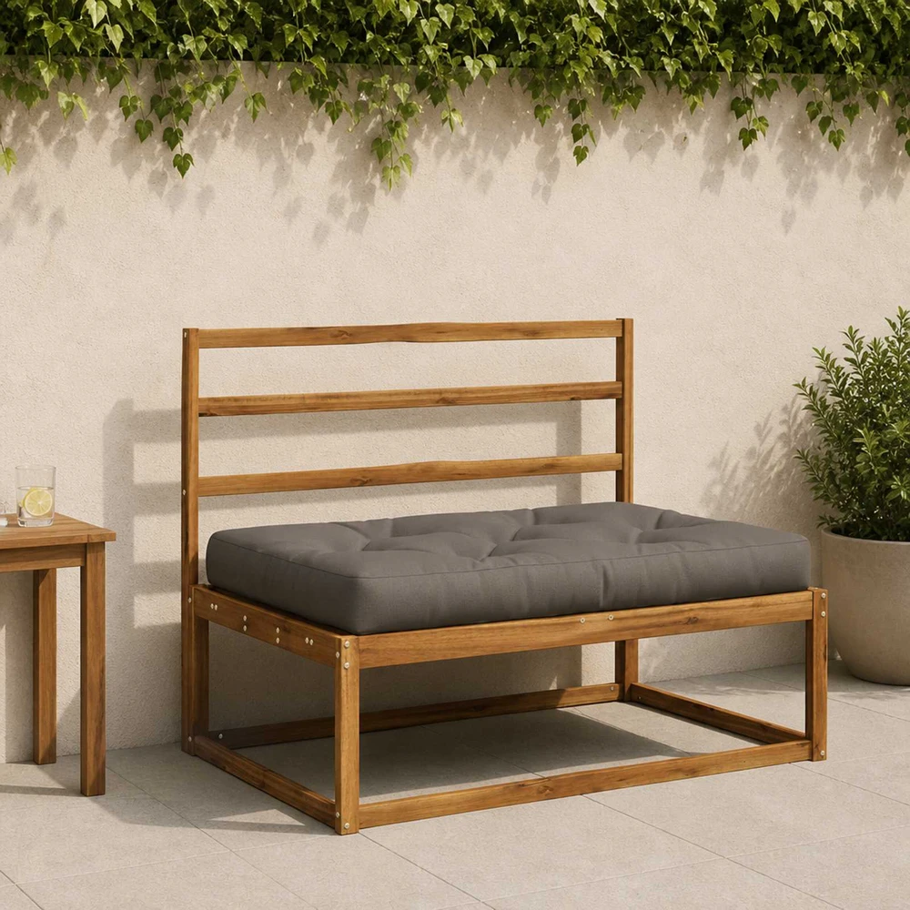 Pallet sėdynės pagalvėlė VIANEN 100% poliesteris Pilka