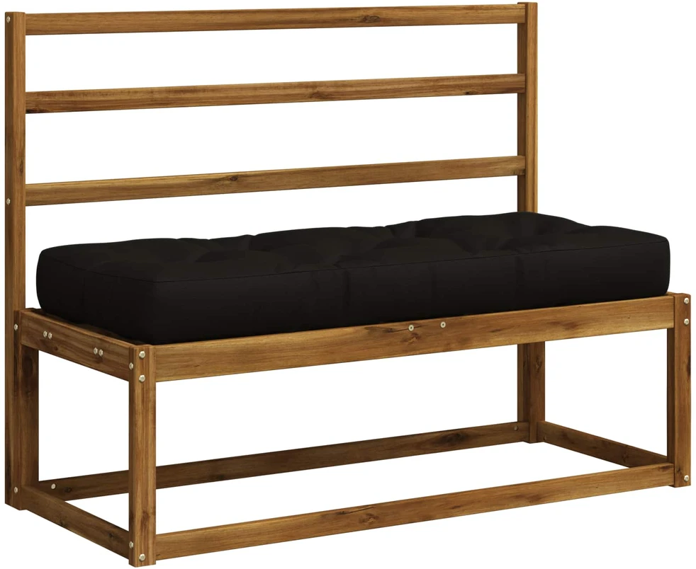 Pallet sėdynės pagalvėlė VIANEN 100% poliesteris Juoda