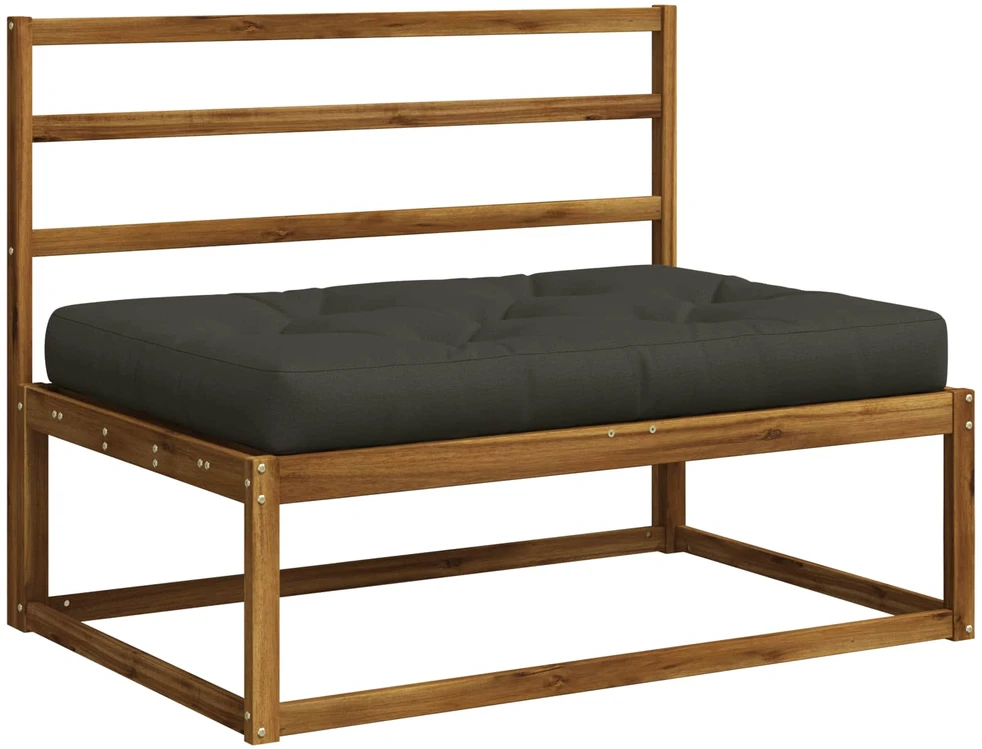 Pallet sėdynės pagalvėlė VIANEN 100% poliesteris Antracito