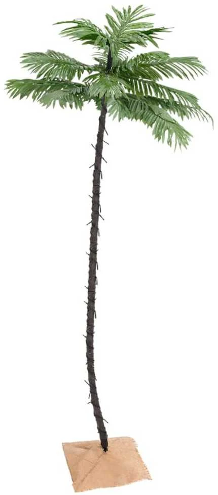 Palmė su 136 šiltomis baltomis LED lemputėmis, 220cm