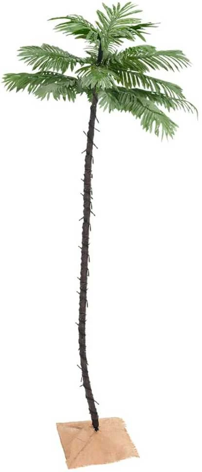 Palmė su 192 šiltomis baltomis LED lemputėmis, 300cm
