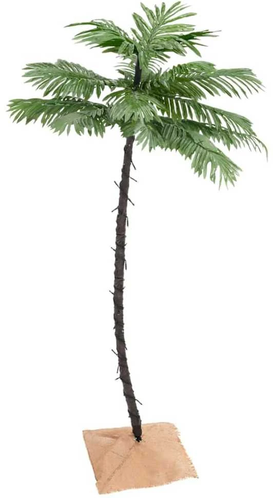 Palmė su 96 šiltomis baltomis LED lemputėmis, 180cm