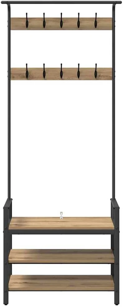 Paltas Artisano ąžuolo 75 x 34 x 184 cm Apdirbta mediena