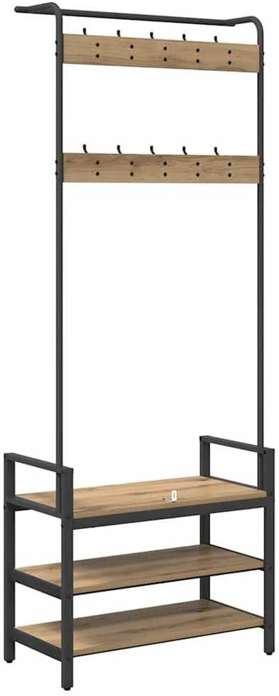 Paltas Artisano ąžuolo 75 x 34 x 184 cm Apdirbta mediena