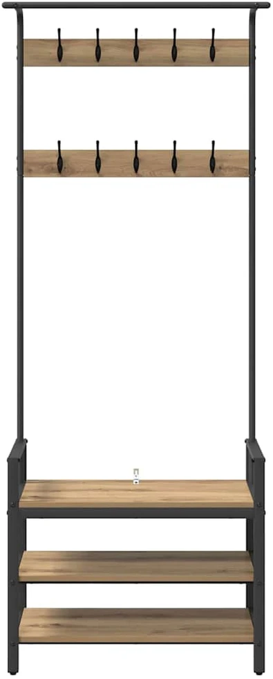 Paltas Artisano ąžuolo 75 x 34 x 184 cm Apdirbta mediena