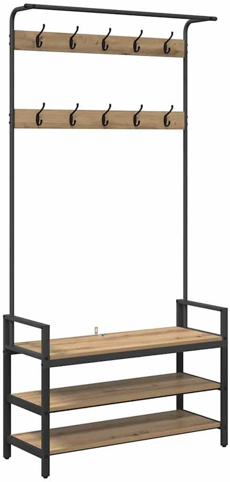 Paltas Artisano ąžuolo 95 x 34 x 184 cm Apdirbta mediena