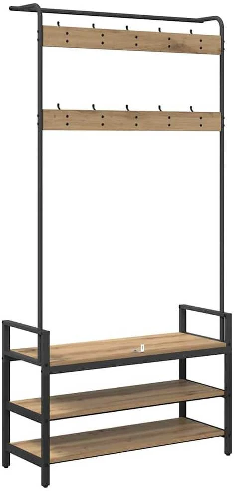 Paltas Artisano ąžuolo 95 x 34 x 184 cm Apdirbta mediena